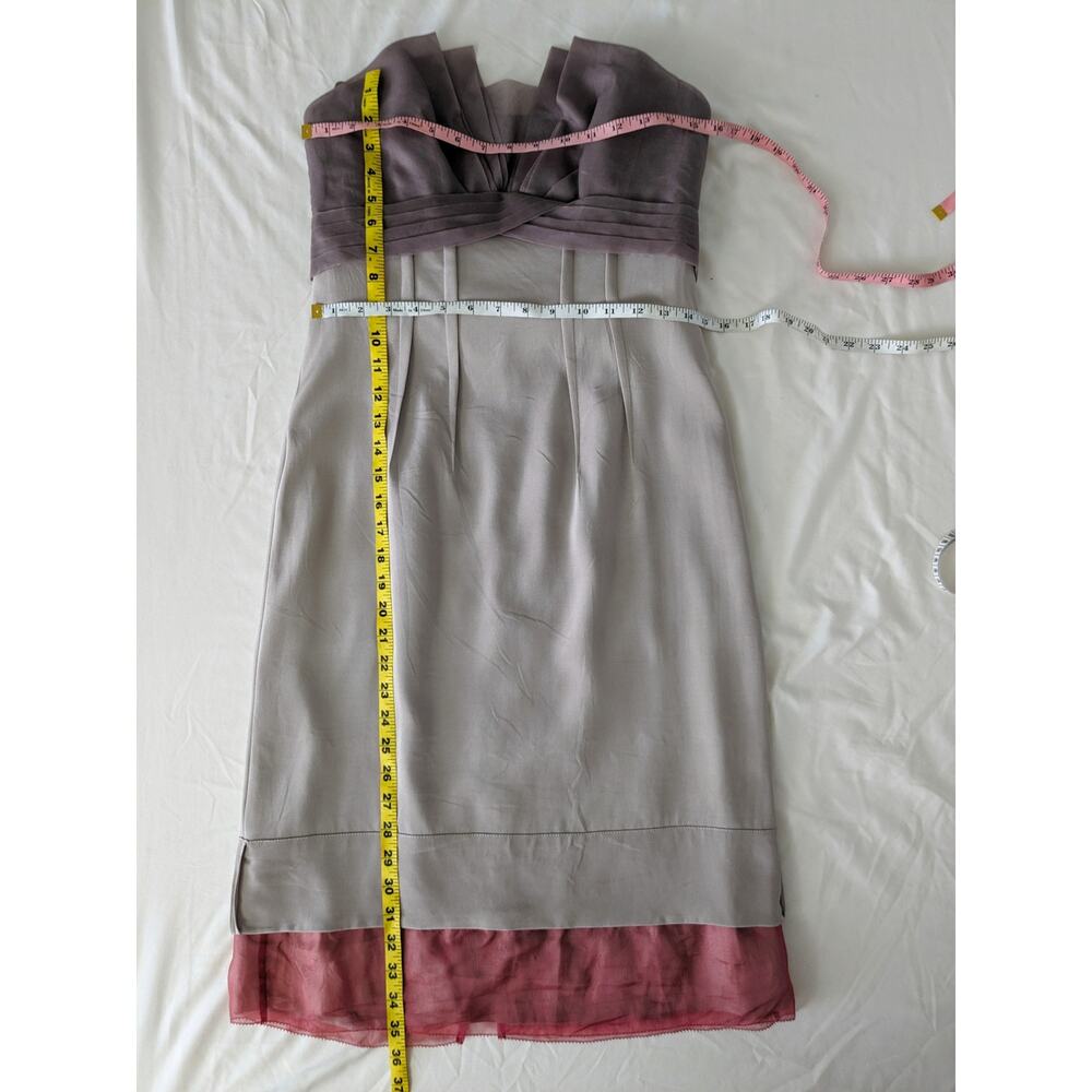BCBG MAXAZRIA RUNWAY Purple Strapless Dress Size 6 - Picture 11 of 15